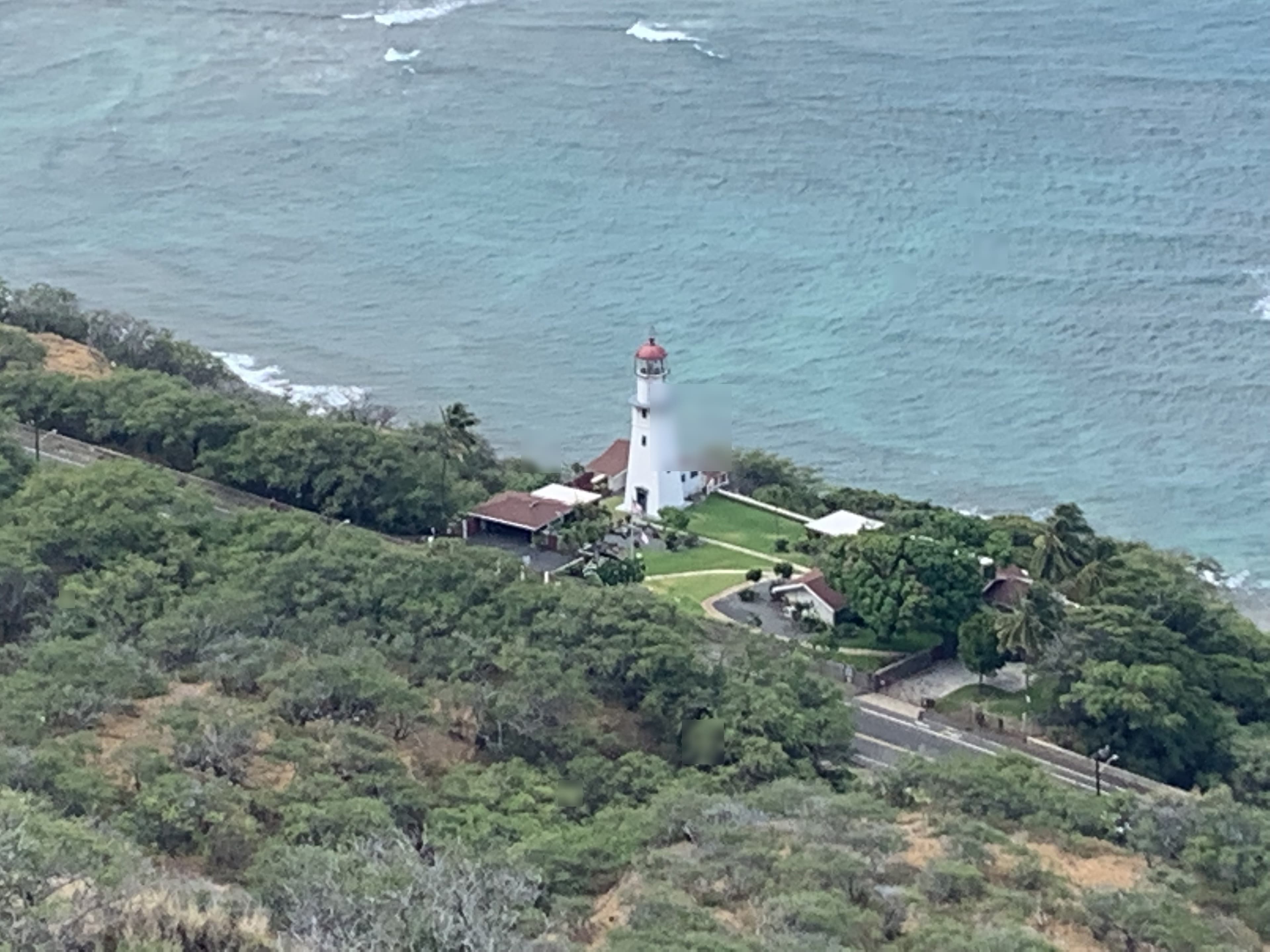 Diamond Head lighthouse from the rim